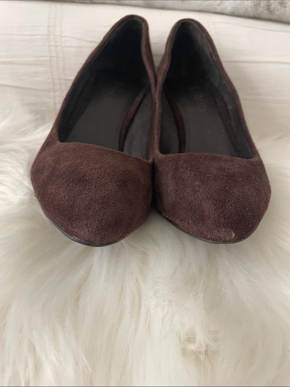 NWT - Le Chateu Brown Suede Wedge - Sz7 - Picture 6 of 7